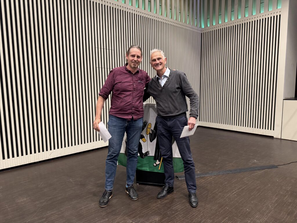 Brono Barmettler und Michael Portmann